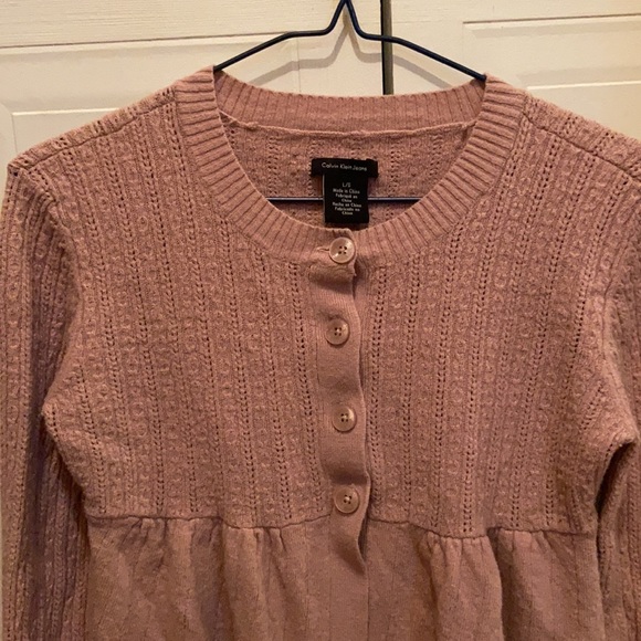 Calvin Klein  button down cardigan - Picture 2 of 6